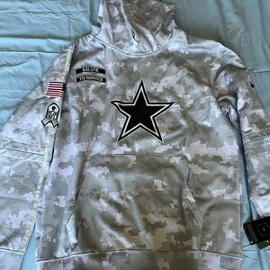 Nike Gray Camouflage 'Salute to Service' Hoodie